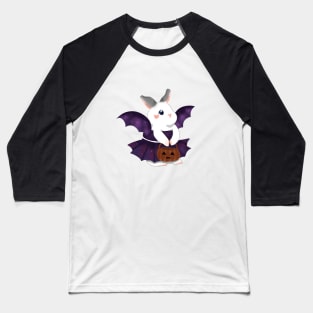 White Bat Rabbit with galaxy Outfit _ Bunniesmee Halloween edition Baseball T-Shirt